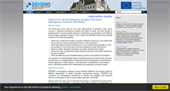 Desktop Screenshot of dehems-project.eu