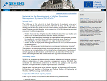 Tablet Screenshot of dehems-project.eu